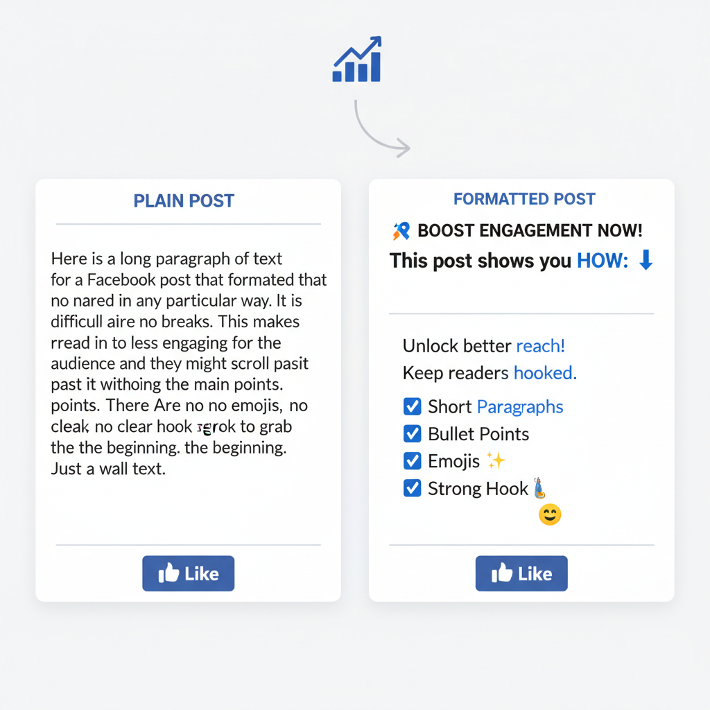 Leverage Emojis Strategically — how to format text facebook post
