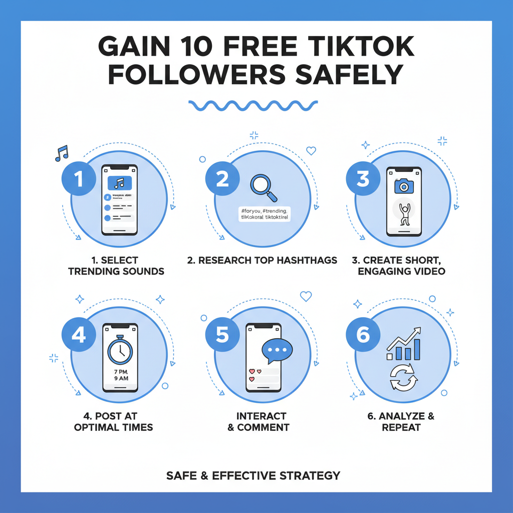 Safe and Legitimate Ways to Gain Followers — how to get 10 free tiktok followers fast and safely