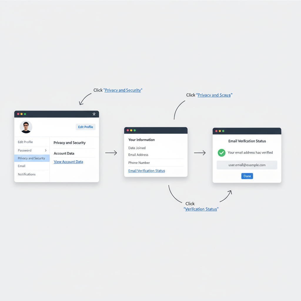 On Desktop — how to get ig verified email