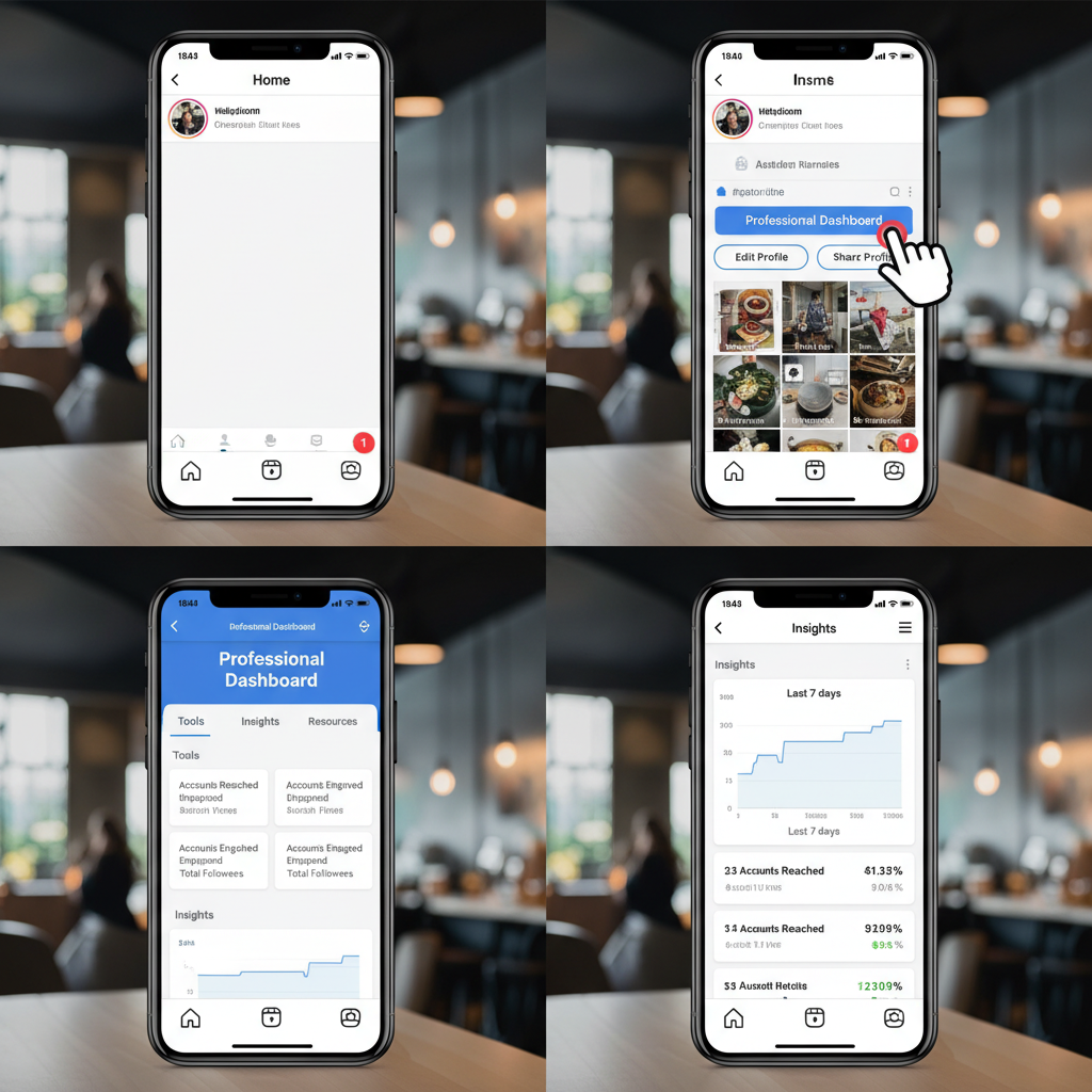 Converting a Personal Profile to a Creator Account — how to get instagram dashboard