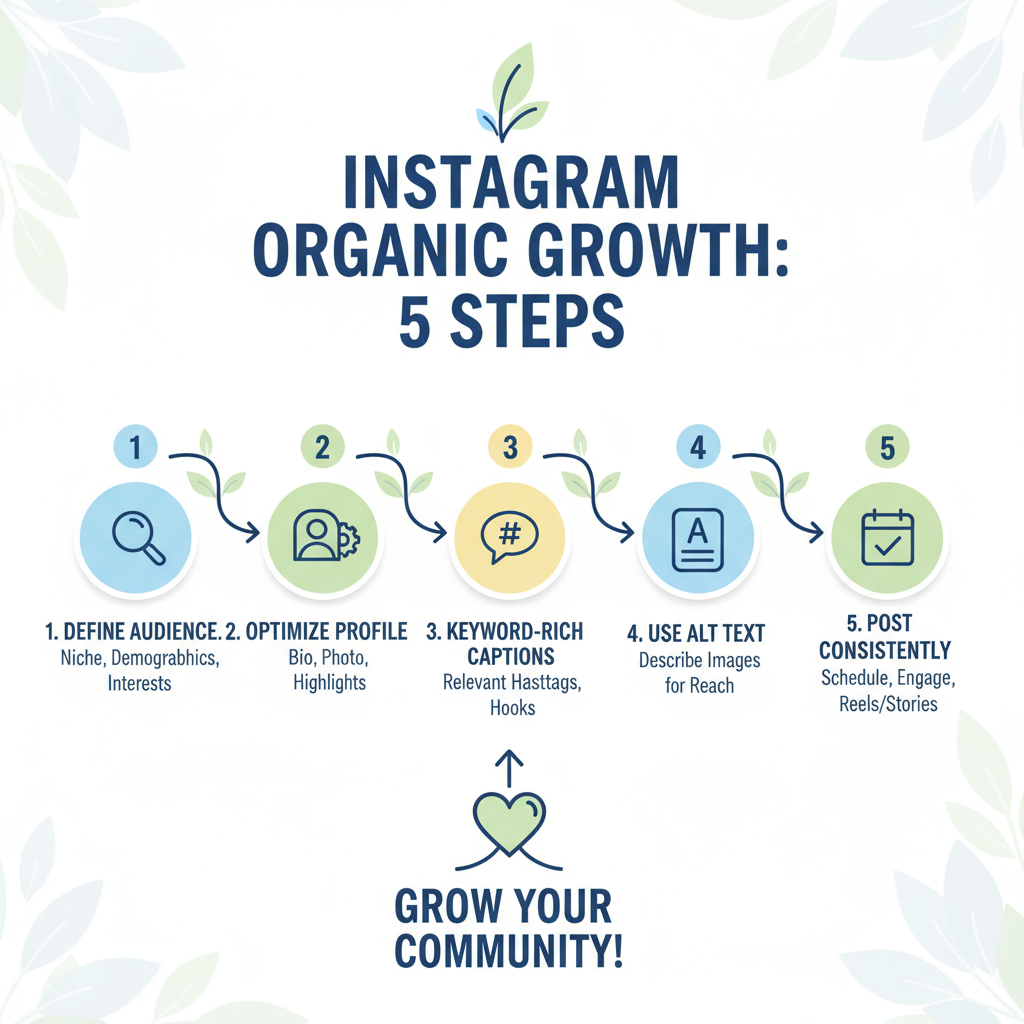 Use Keyword-Rich Captions and Alt Text for Instagram SEO — how to get more instagram follows organically
