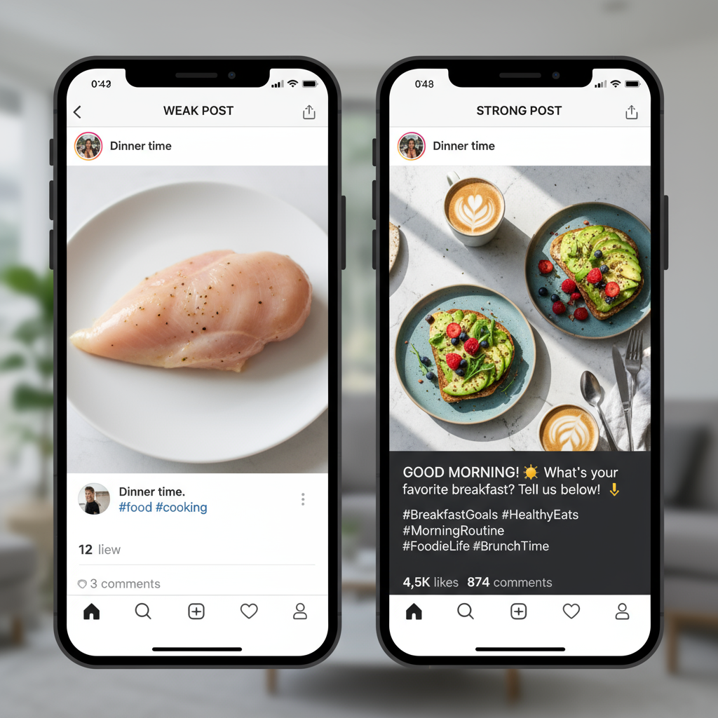 Creating High-Quality, Visually Appealing Posts — how to get more likes and comments on social media