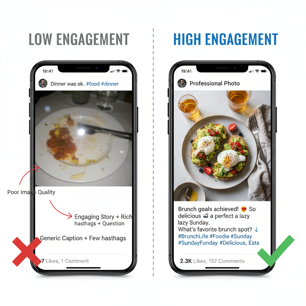 Post High-Quality, Well-Lit Photos and Videos — how to get more likes on instagram organically
