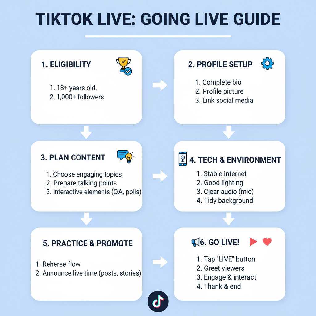 Popular TikTok Live Ideas — how to go live on tiktok and grow your audience