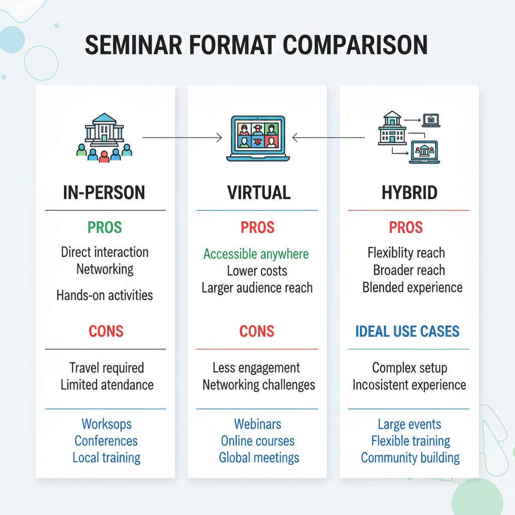 Select a Venue or Platform — how to host a successful social media seminar