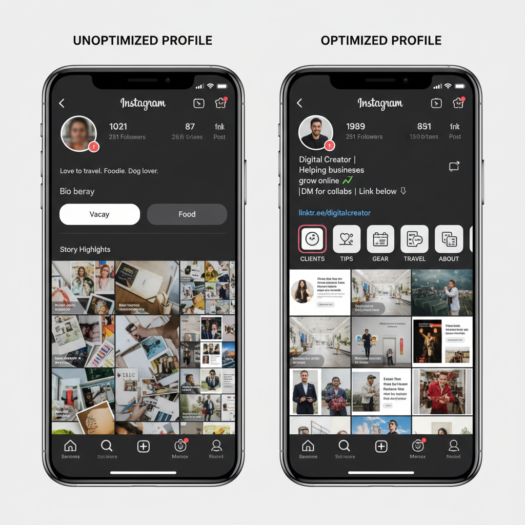Optimize Your Profile for Clarity and Discoverability — how to increase instagram followers organically