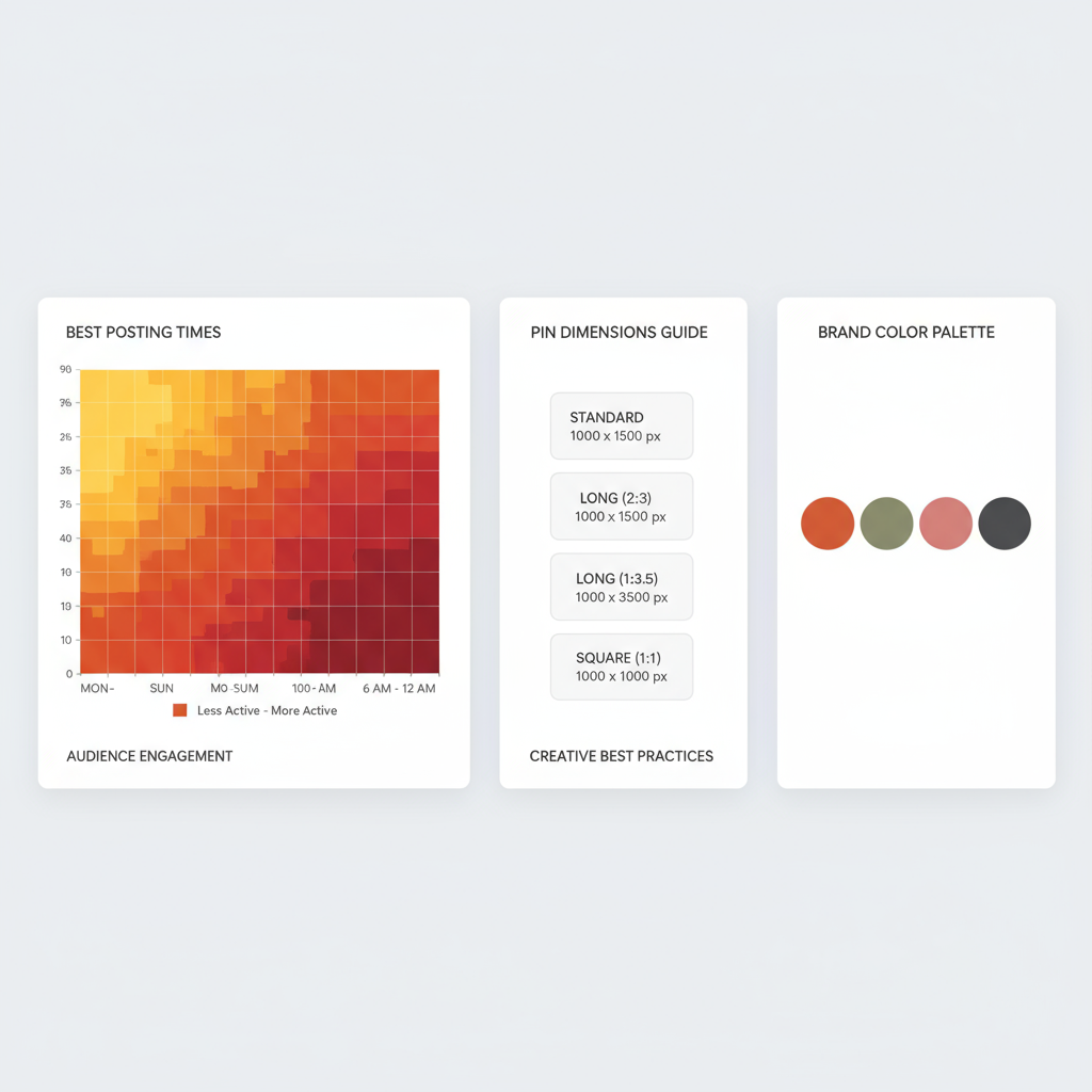 Create Visually Appealing Pins with Consistent Brand Colors and Fonts — how to increase pinterest profile views organically