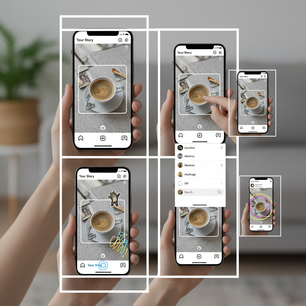 2. Choose Between Capturing a New Photo or Uploading from Your Gallery — how to insert photo in instagram story