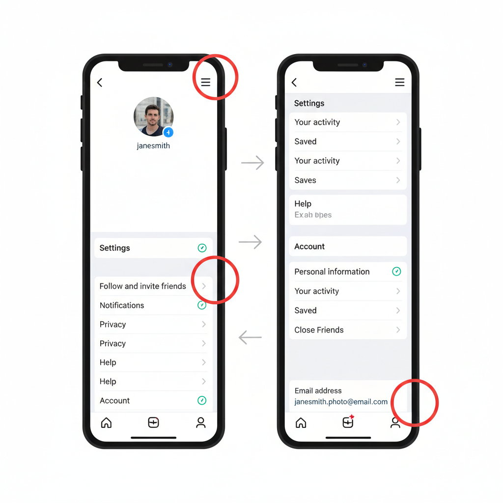 Check Linked Email in Instagram App Settings — how to know which email is used for instagram