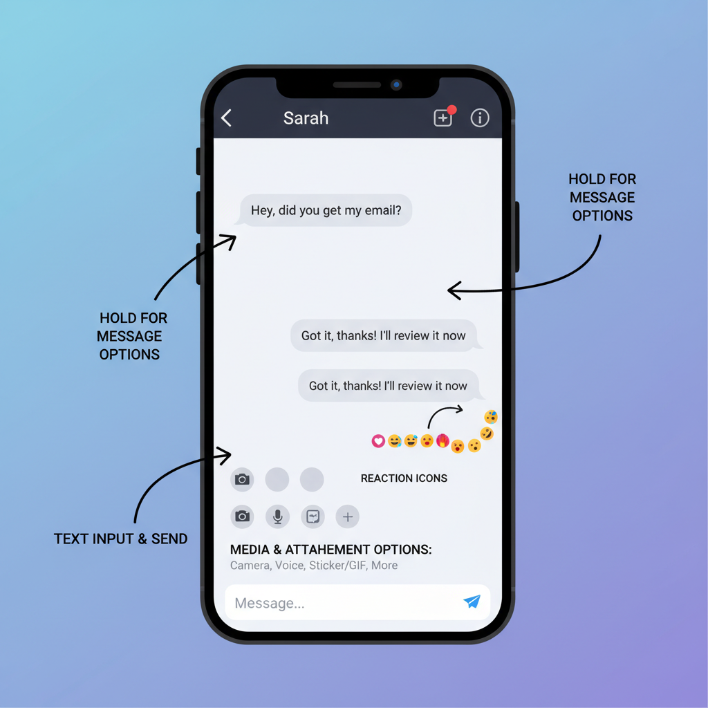 Locating the Comment or Replied Message Inside the DM Thread — how to like a comment on instagram dm