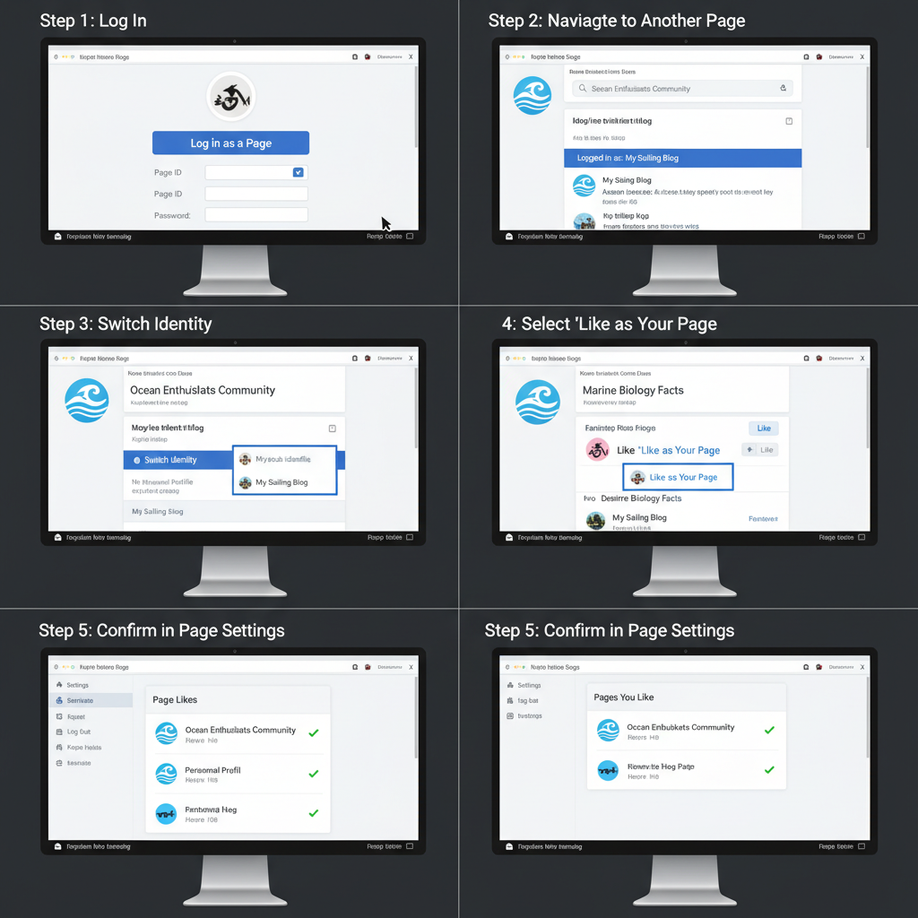 How to Like a Facebook Page as a Page: Complete Step-by-Step Guide — how to like a facebook page as a page