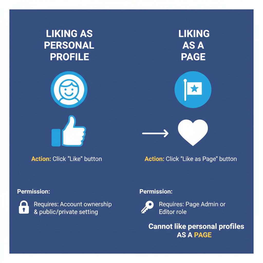 Switching Identity: Desktop Instructions — how to like a facebook page as a page