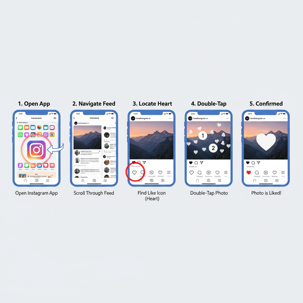 Log In and Navigate to Your Home Feed or Explore Tab — how to like a photo in instagram