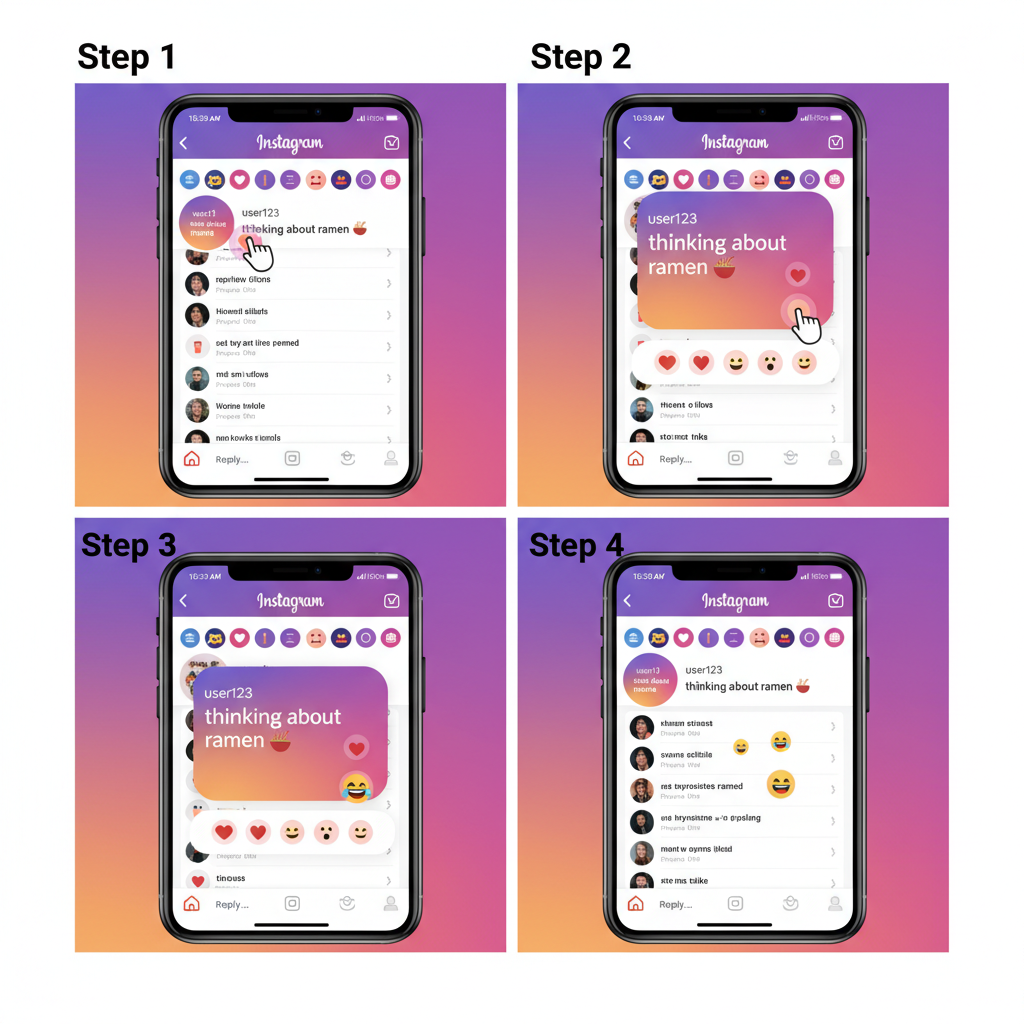 Navigate to Your Instagram Inbox — how to like an instagram note