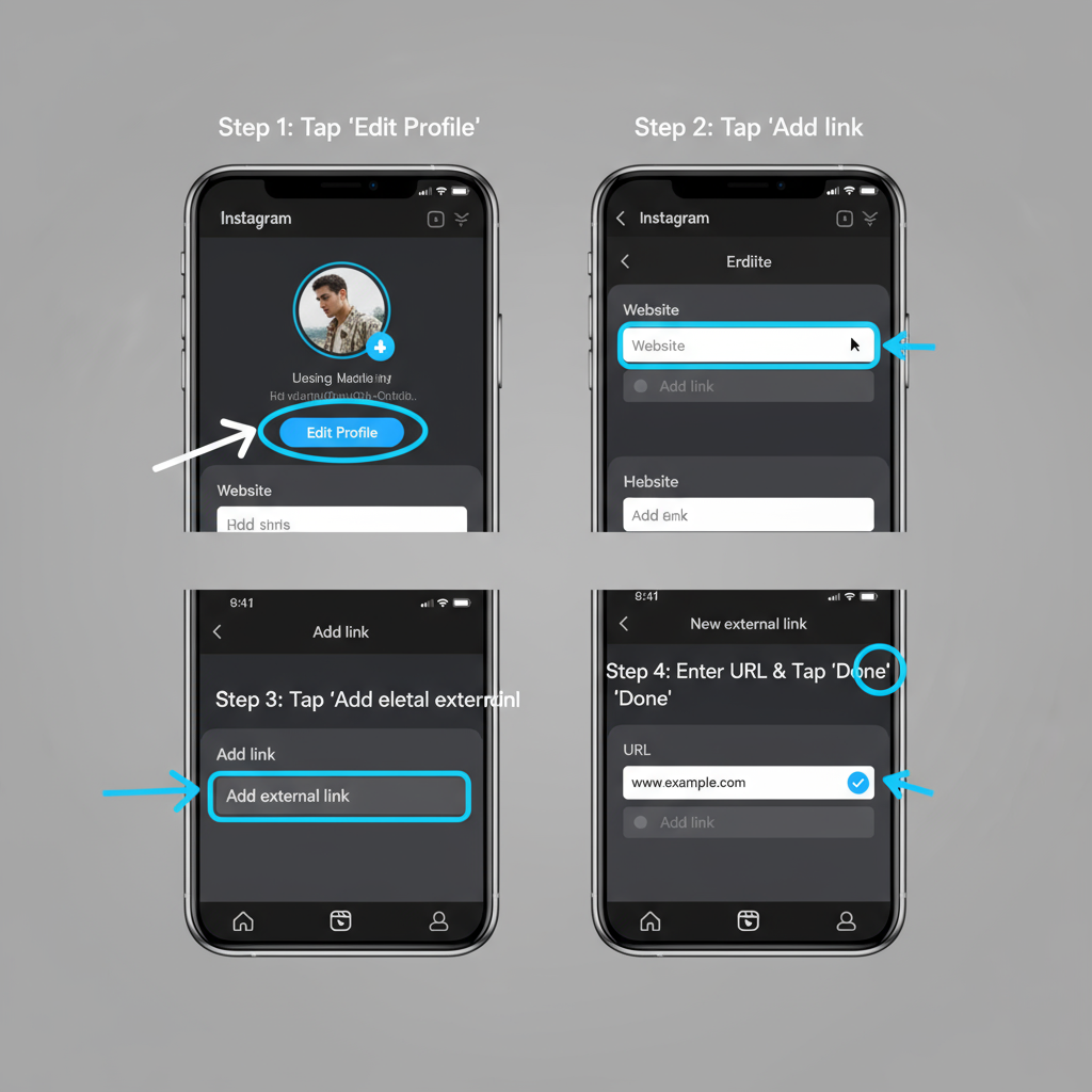 Adding a Website Link in Your Instagram Bio (Step-by-Step) — how to link a website on instagram