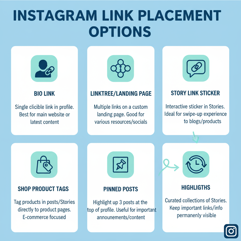 Leveraging Pinned Posts and Story Highlights — how to link a website on instagram