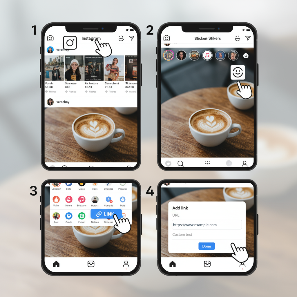 Create Your Story Content — how to link something on instagram story