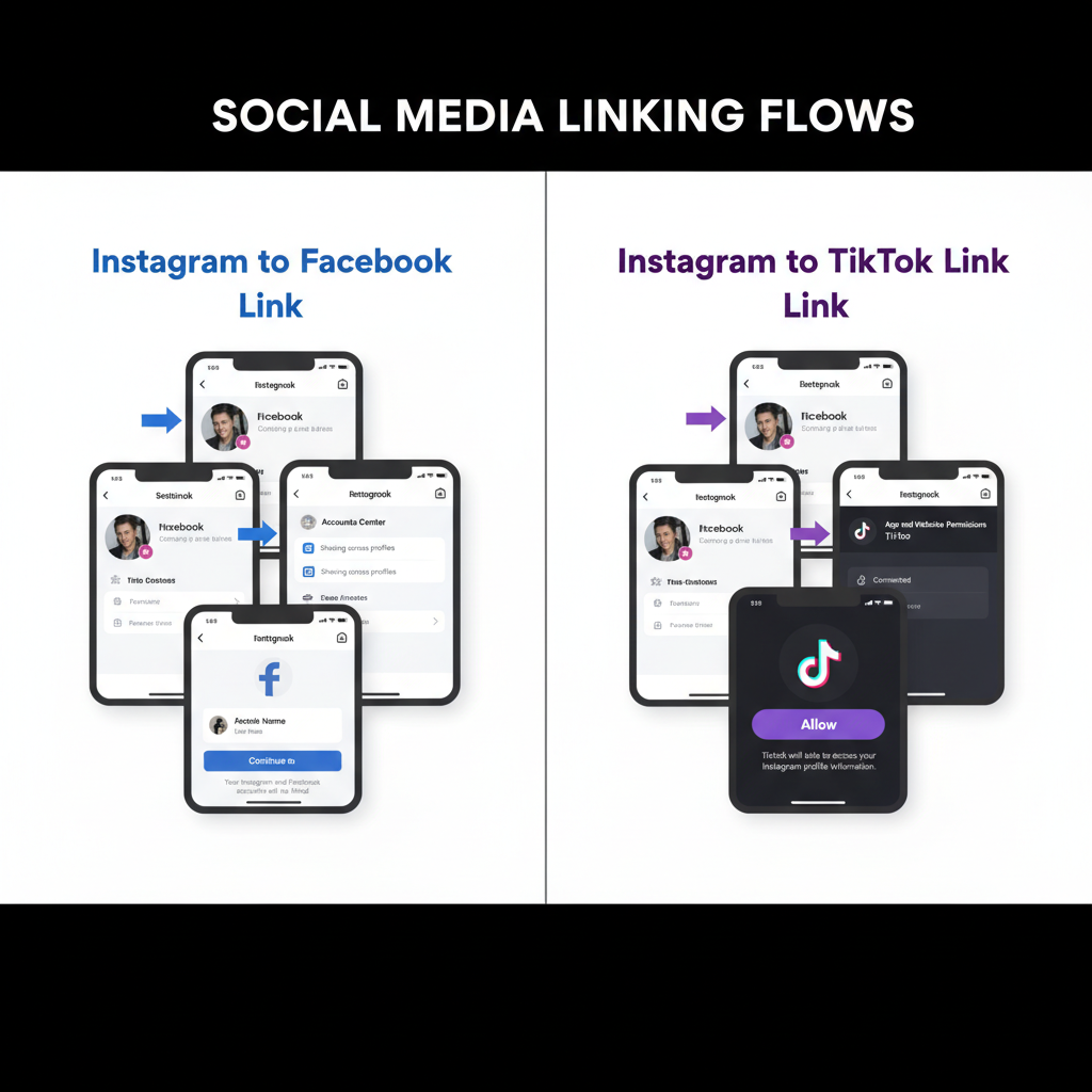 In the Instagram App — how to link your instagram account easily