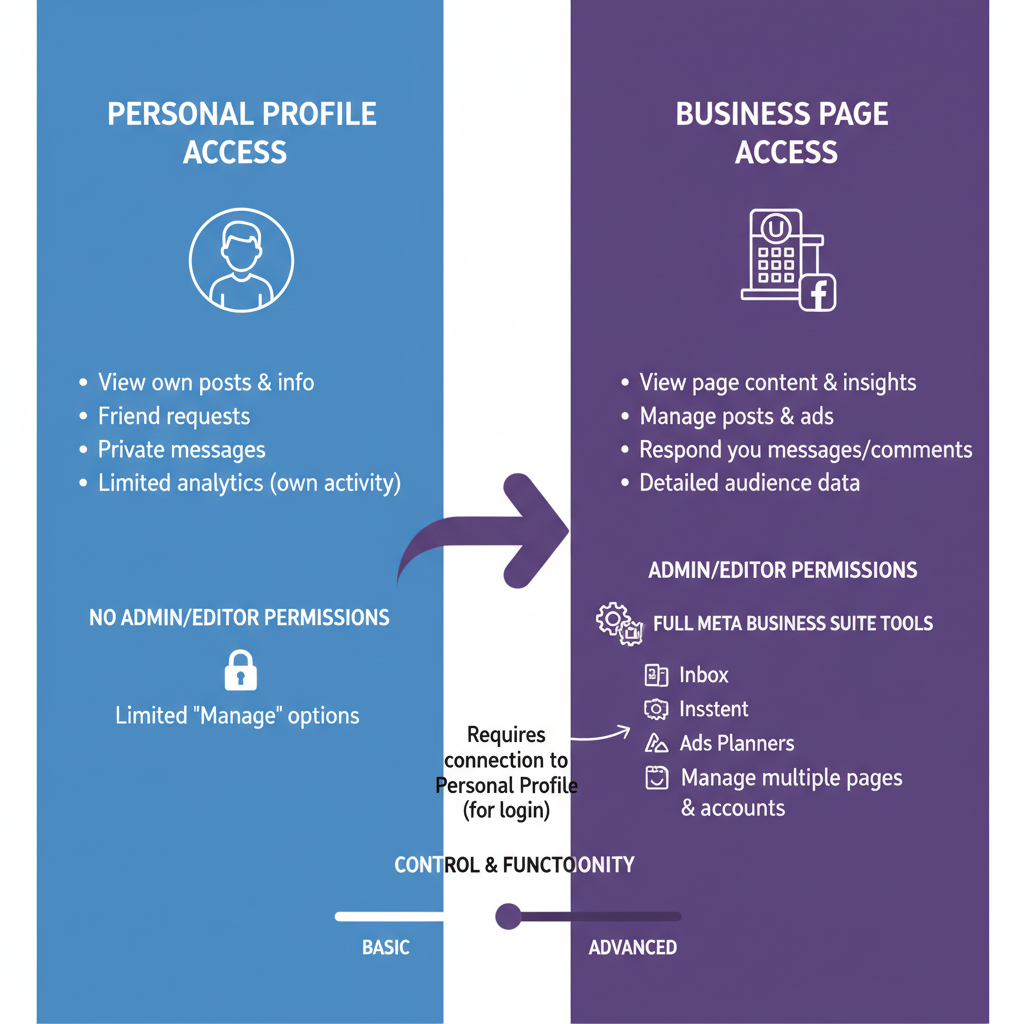 How to Switch from Personal Profile to Page View (Desktop) — how to log in as a page on facebook