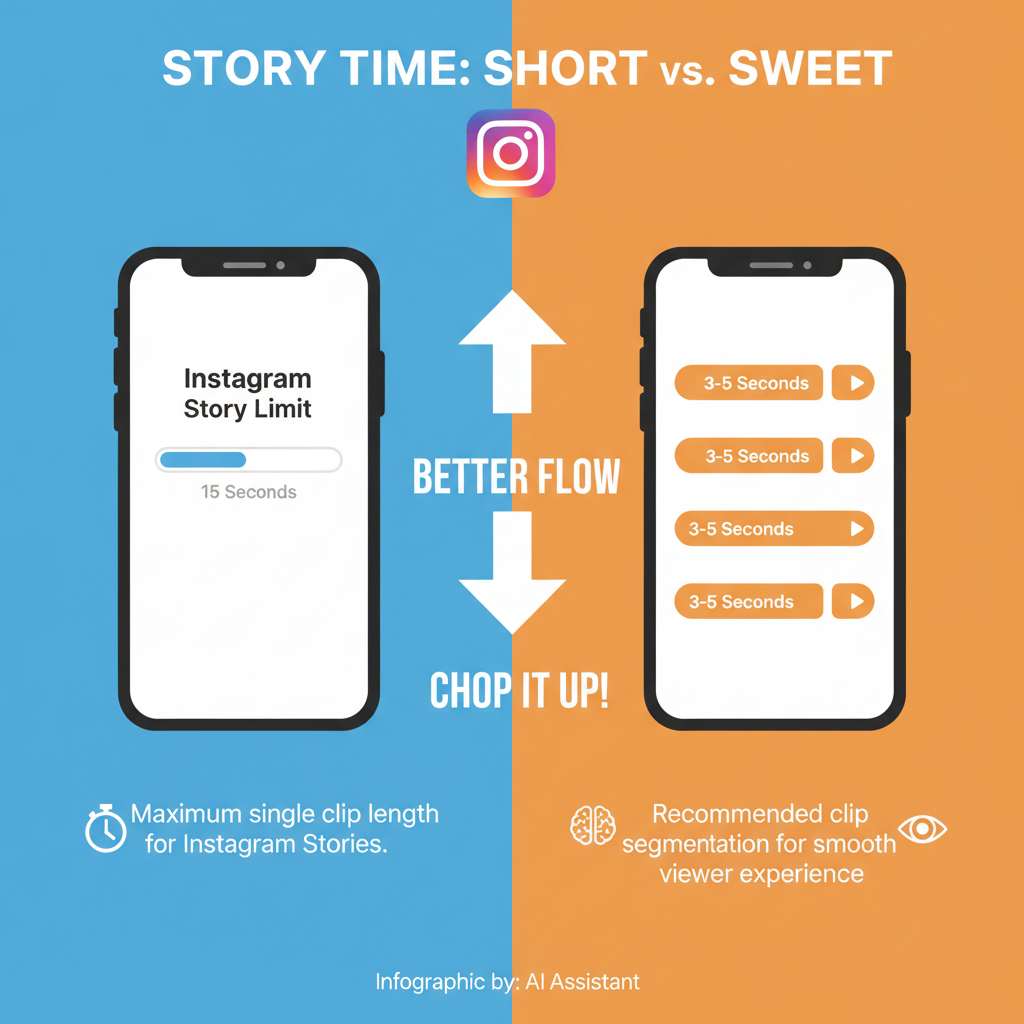Edit Long Videos into Smooth, Consecutive Clips — how to make a long instagram story
