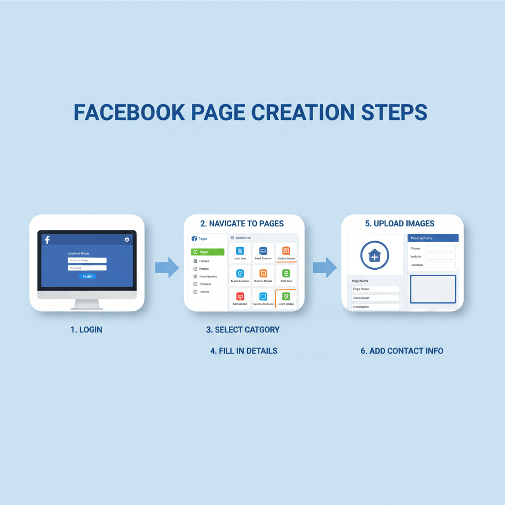 Step 3: Click “Create New Page” and Choose a Category — how to make a page in facebook