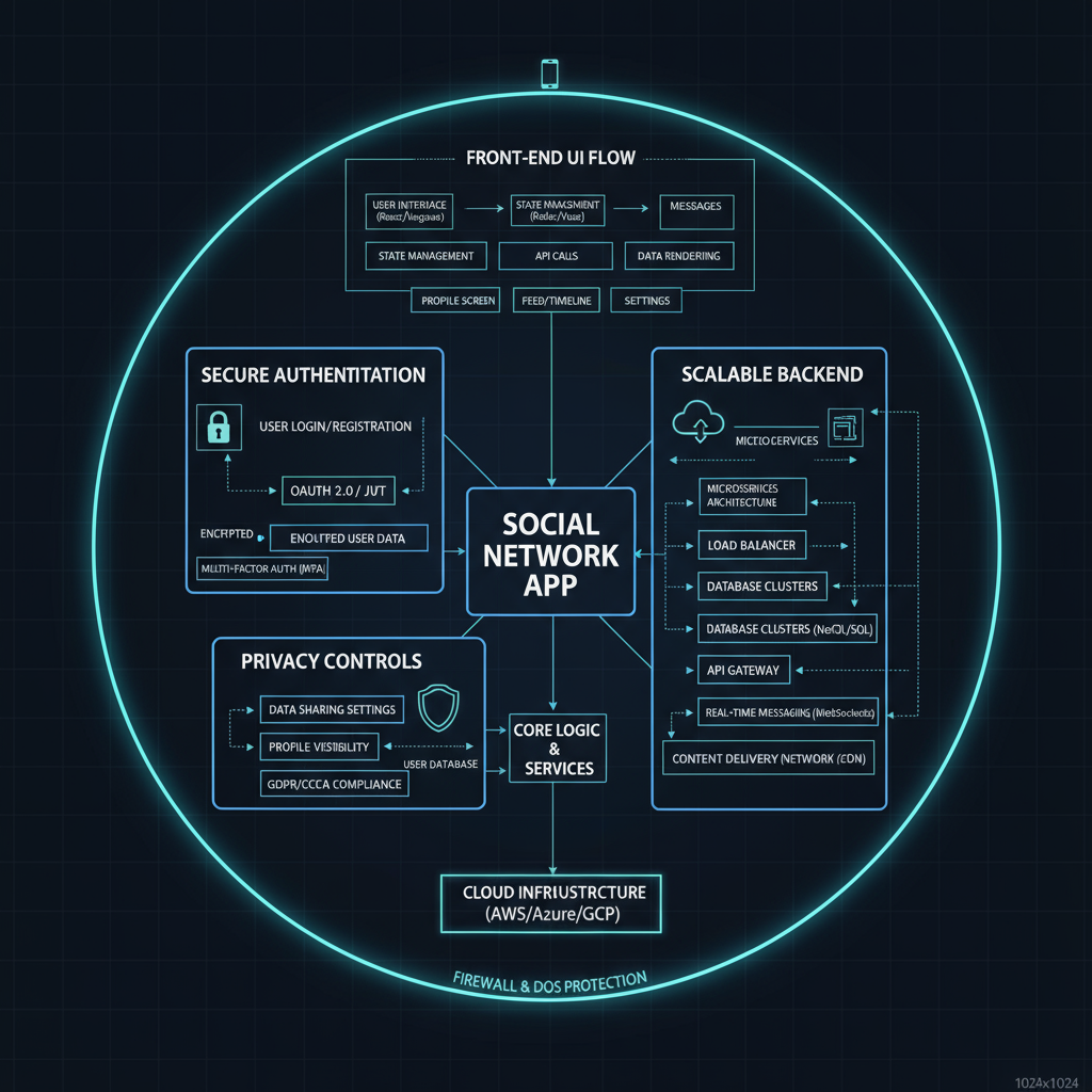 Design Key Features — how to make a social network app from scratch