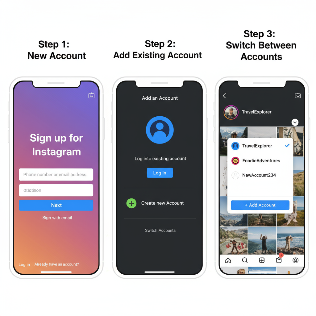 Switching Between Multiple Instagram Accounts — how to make multiple instagram accounts