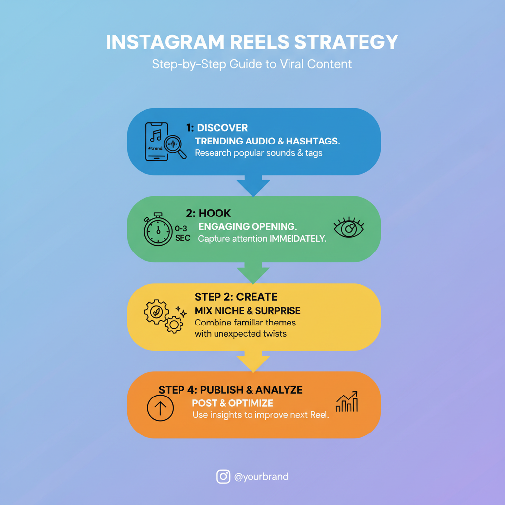 Use Eye-Catching Hooks Within the First 3 Seconds — how to make random instagram reels go viral