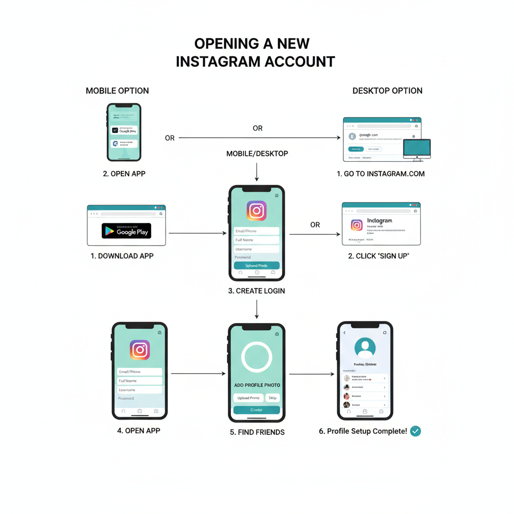 Preparing Basic Information — how to open a new instagram account