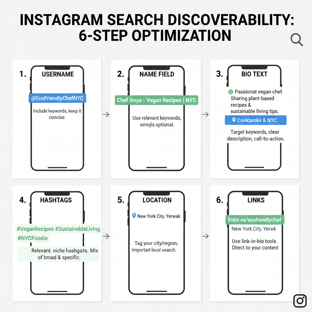 Optimize Your Username and Name Field for Discoverability — how to optimize your instagram bio for search