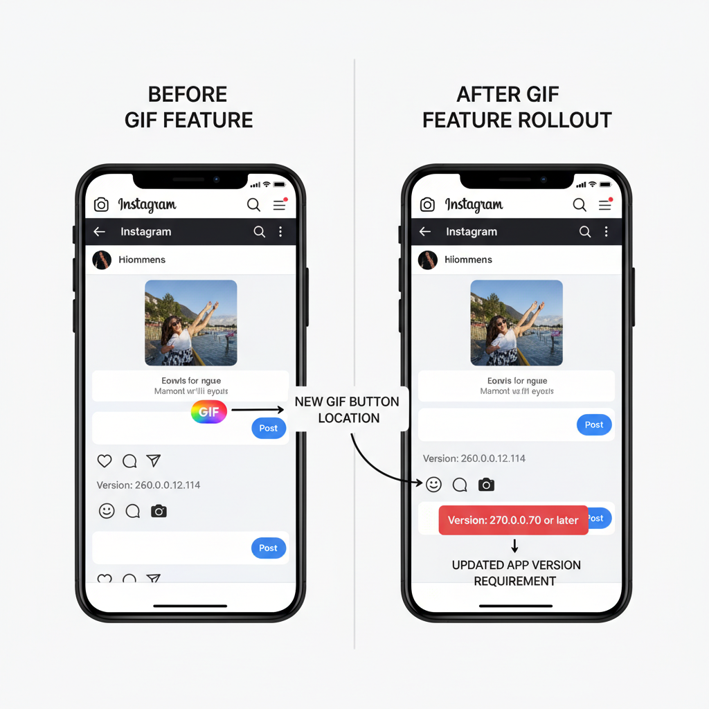 Enabling GIF Option in Comments — how to post a gif on instagram comments