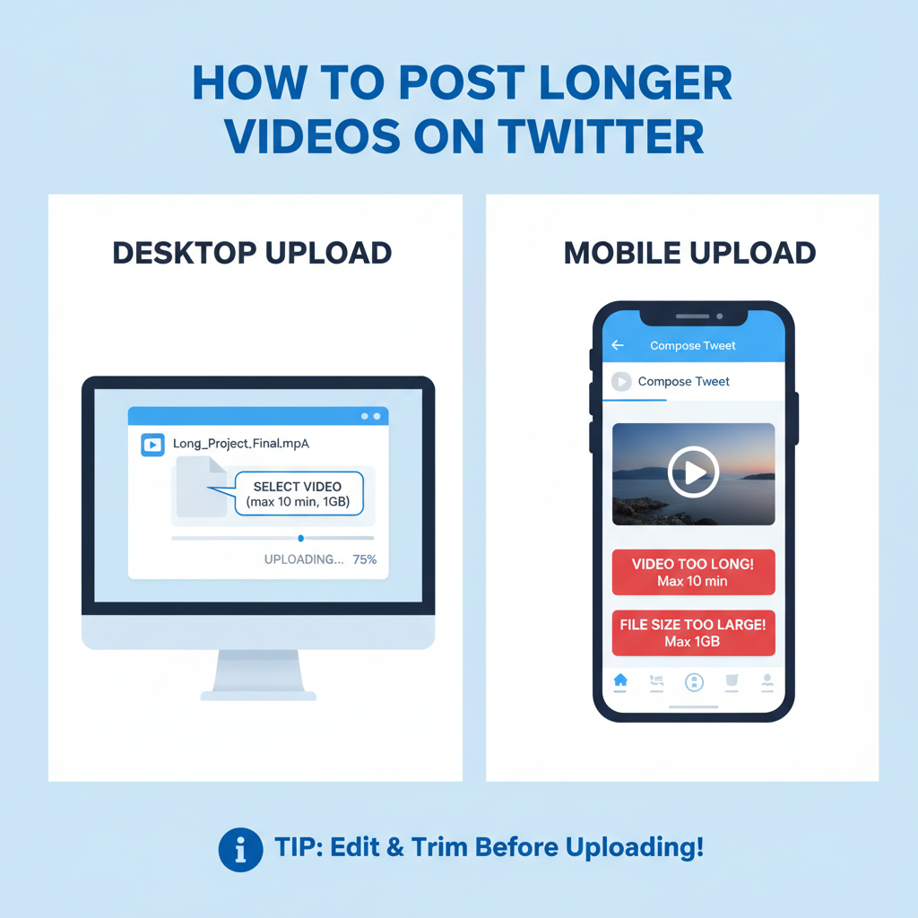 Exploring Twitter Blue Subscription Benefits for Extended Uploads — how to post a longer video on twitter