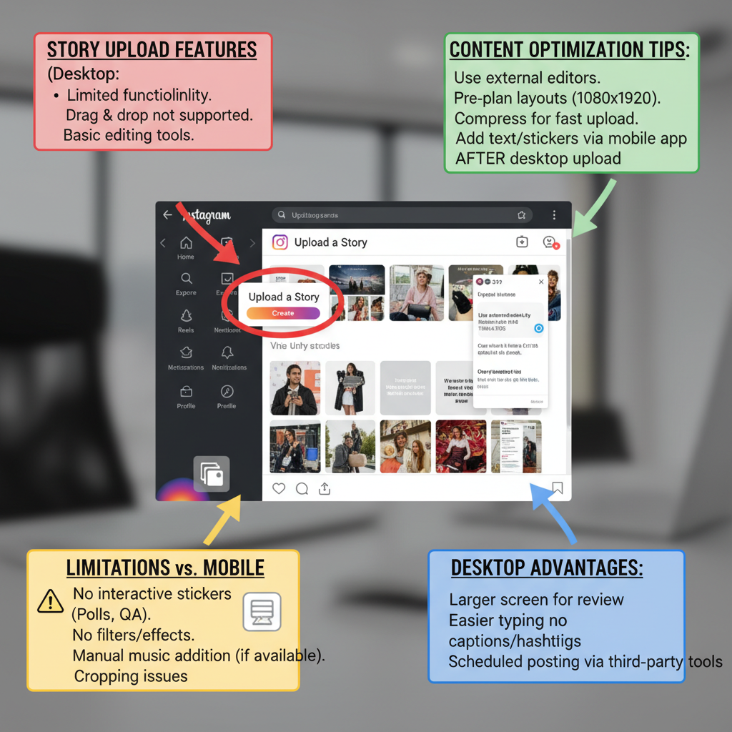 Method 1: Post Stories via Chrome Developer Tools (Mobile View) — how to post a story on instagram from pc