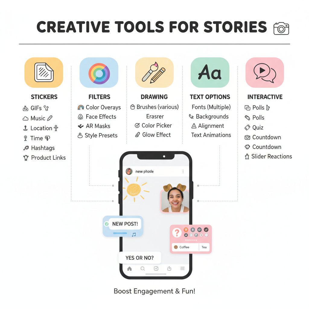 Accessing the Story Creation Screen — how to post a story on instagram