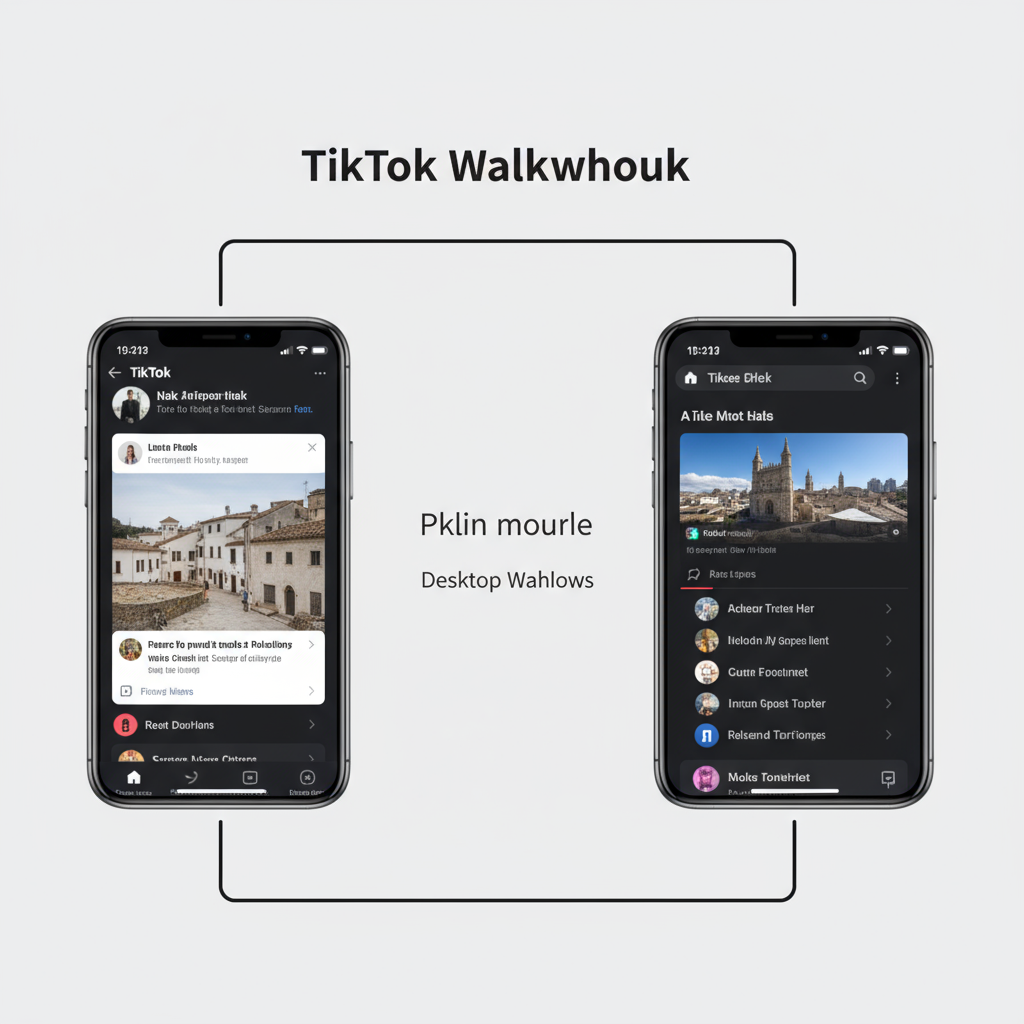Signing in to TikTok on Desktop — how to post a tiktok on pc