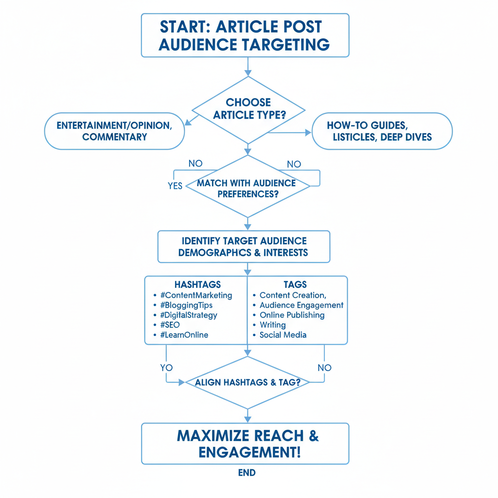 Choose the Right Article Type and Target Audience — how to post an article to facebook