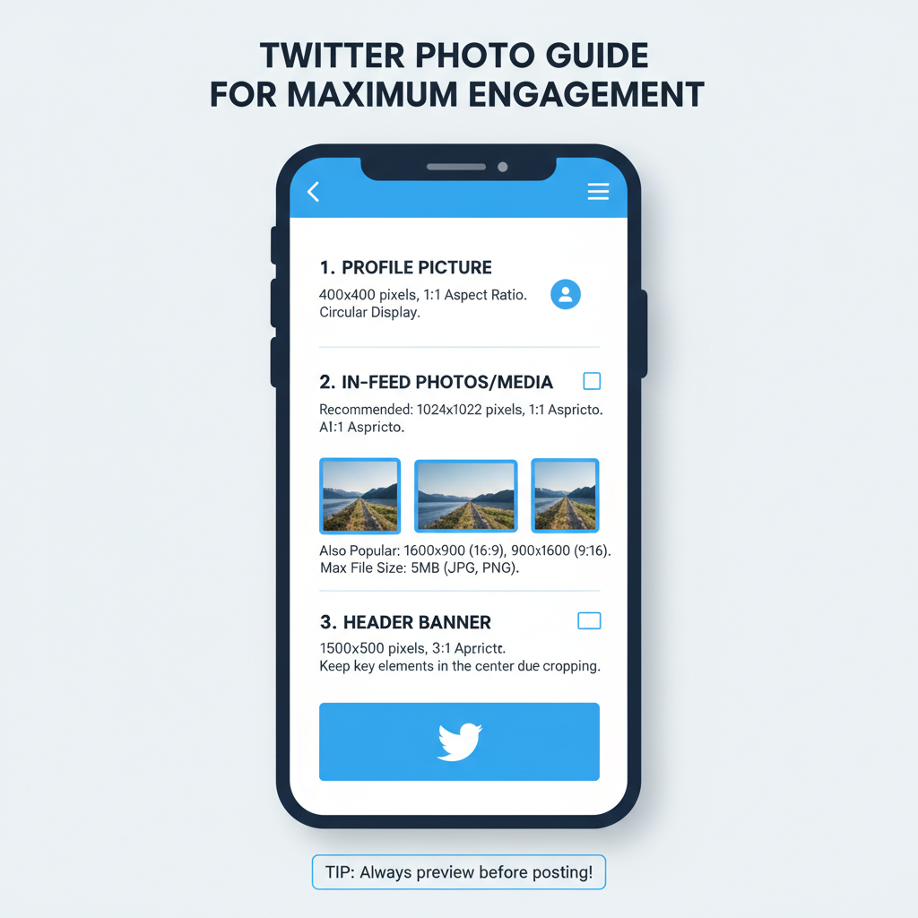 Choose High-Quality, Visually Striking Images — how to post and optimize photos on twitter