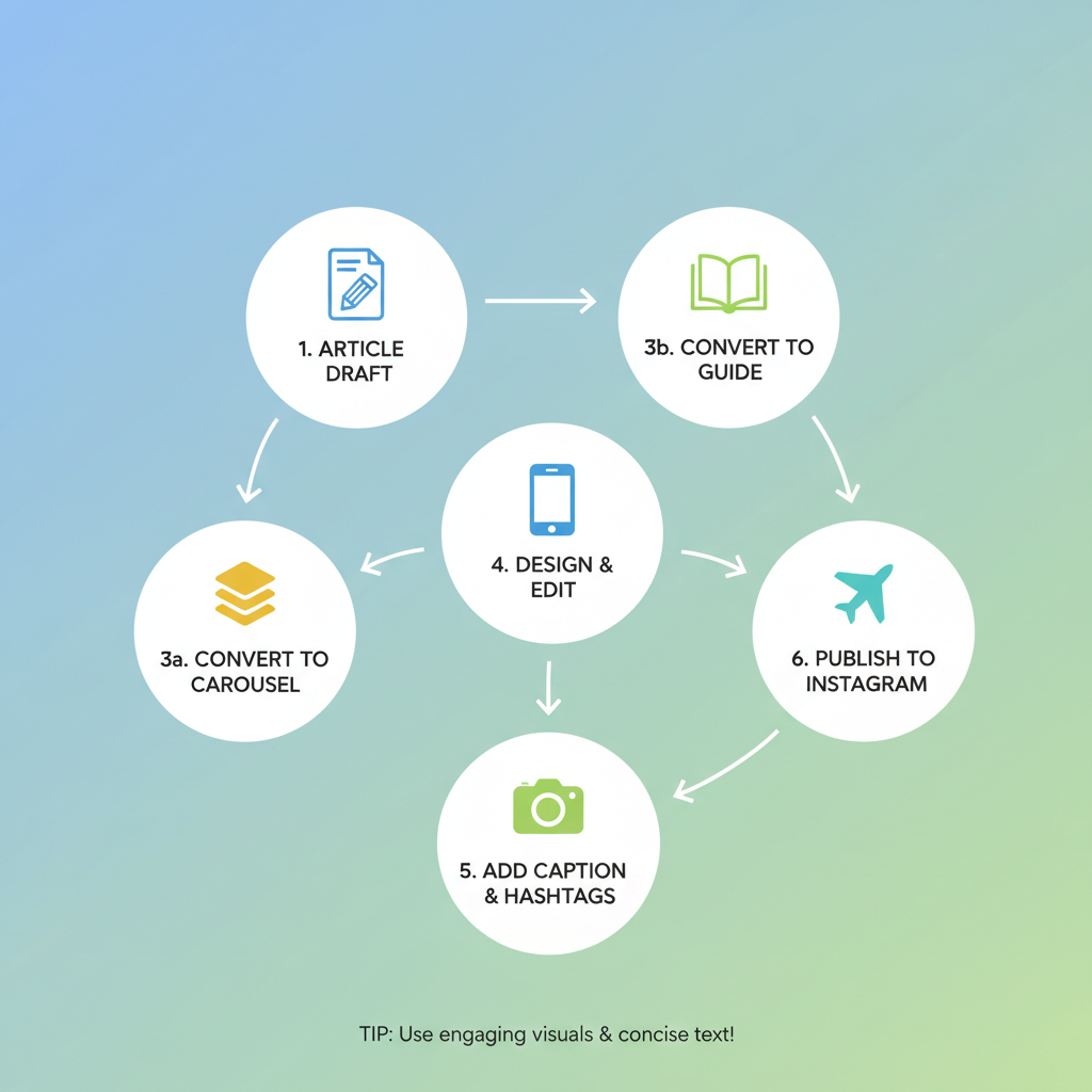 Convert Your Article into Visually Engaging Content — how to post articles on instagram