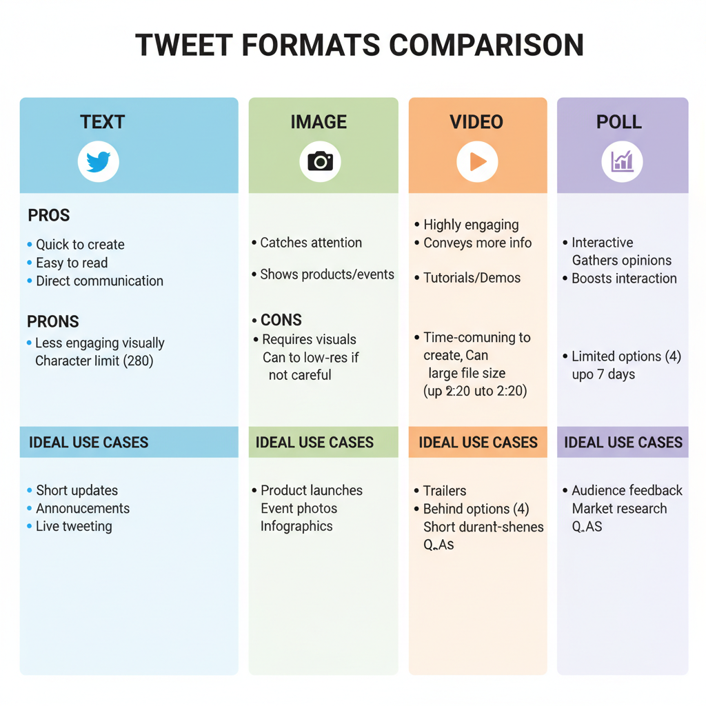 Formats to Consider — how to post to twitter effectively