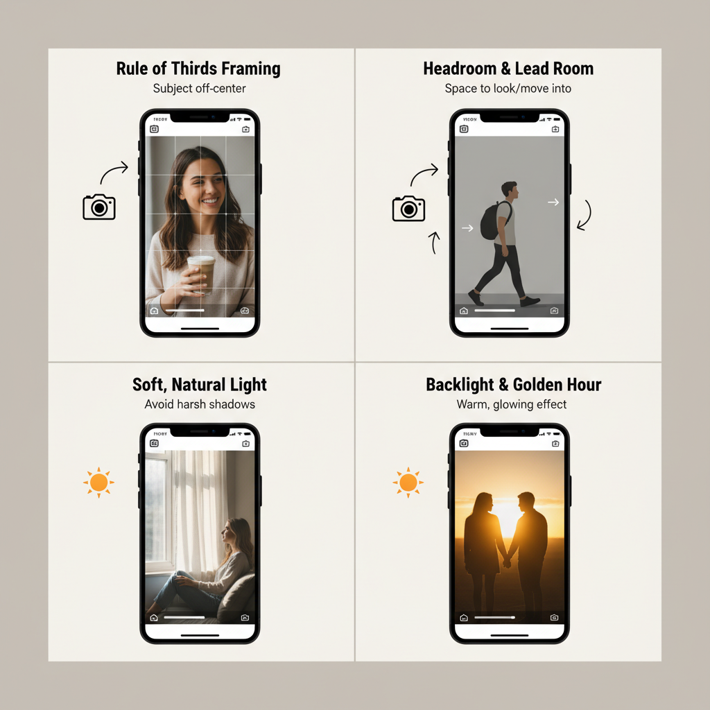 Step 4: Adjust Camera Settings Before Recording — how to record a story on instagram