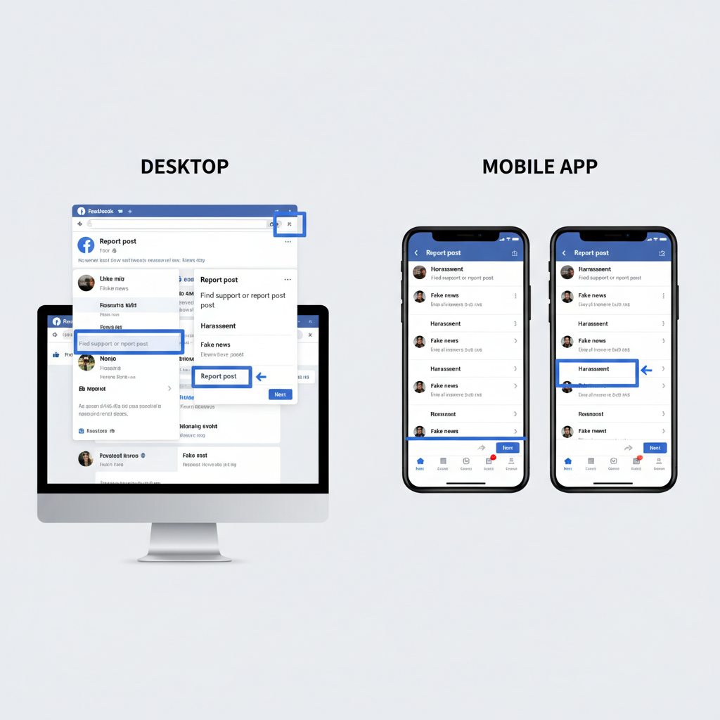 Step‑by‑Step Guide to Reporting a Post on Desktop — how to report a facebook post