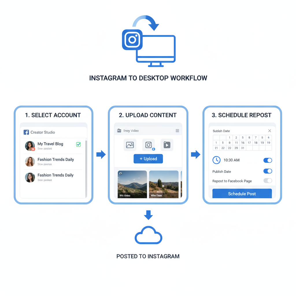Introduction to Reposting on Instagram from Desktop — how to repost on instagram on computer