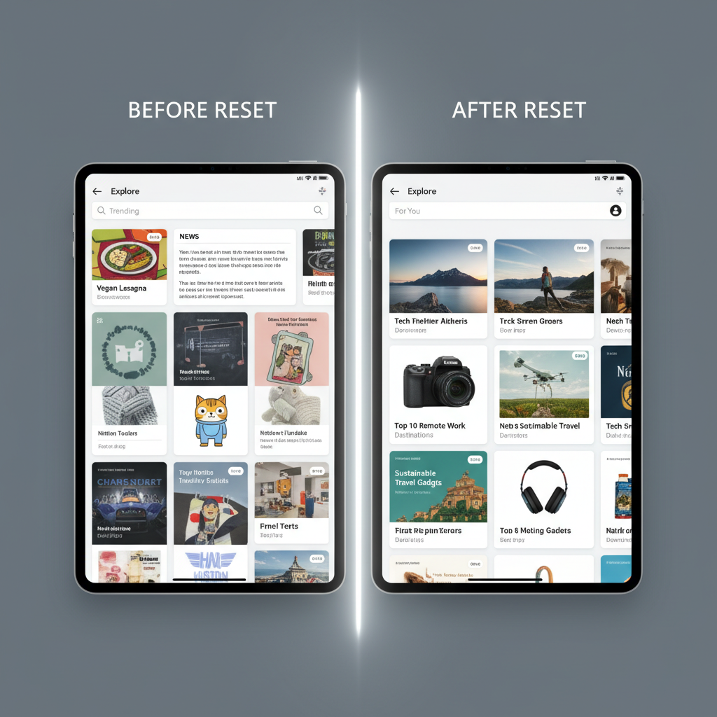 Step 2: Unlike and Un-save Irrelevant Content — how to reset instagram explore page algorithm