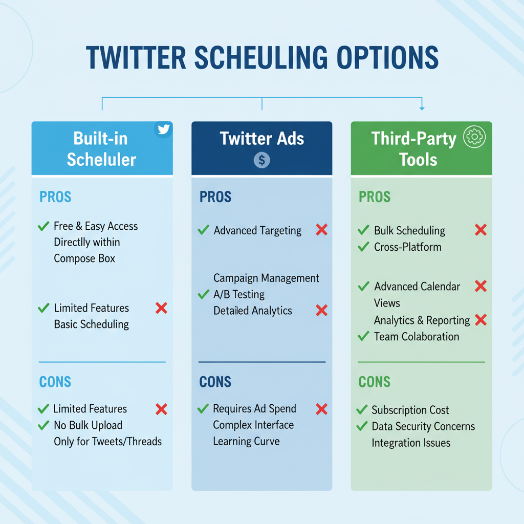 Using Twitter's Built-in Scheduling Feature (Web Version) — how to schedule a tweet on twitter