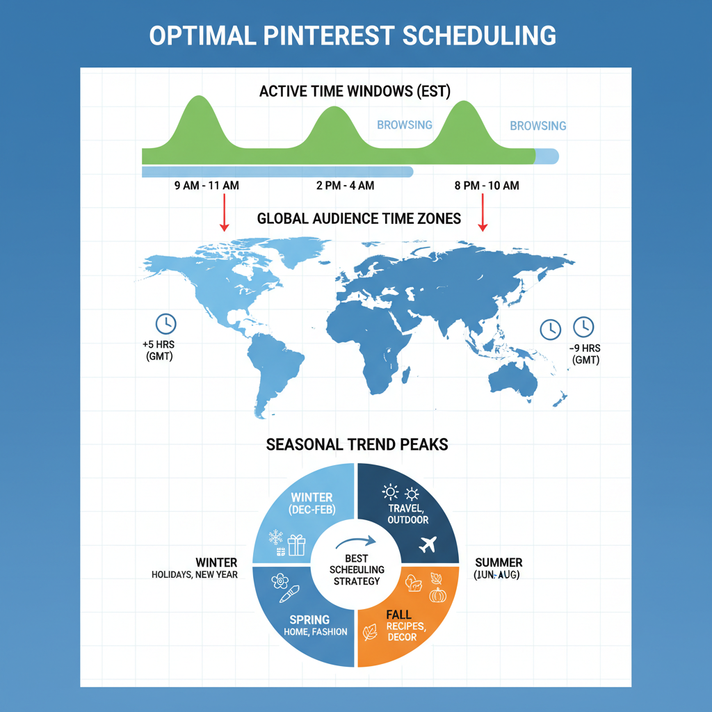 Understanding Pinterest’s Algorithm and Active Time Windows — how to schedule pinterest posts for maximum engagement
