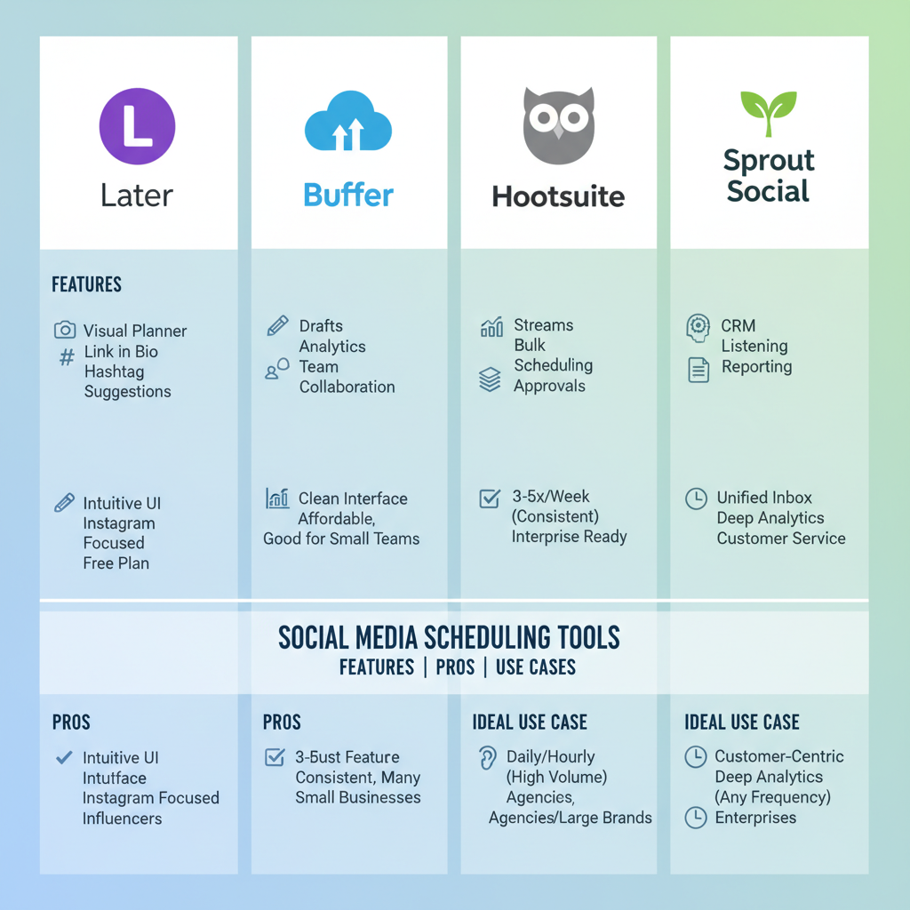 Selecting the Right Scheduling Tools — how to schedule x posts effectively