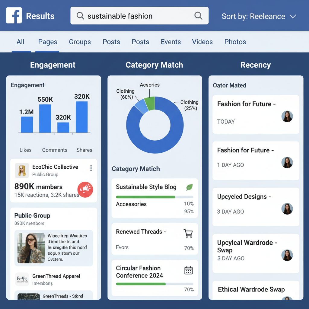 Refine Your Page Search with Category Filters — how to search facebook page effectively