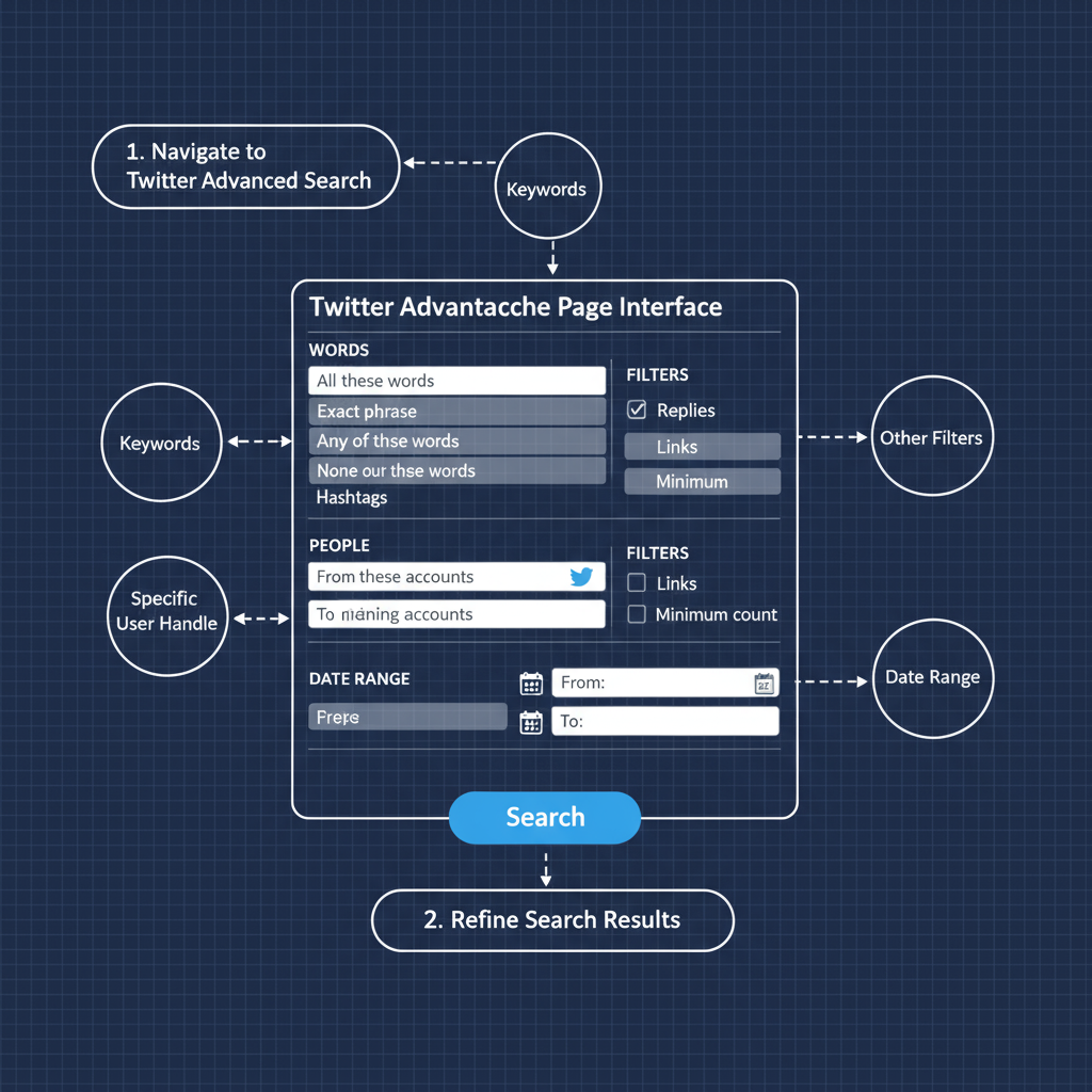 Step-by-Step: Using Twitter’s Advanced Search Page — how to search tweets from a specific user