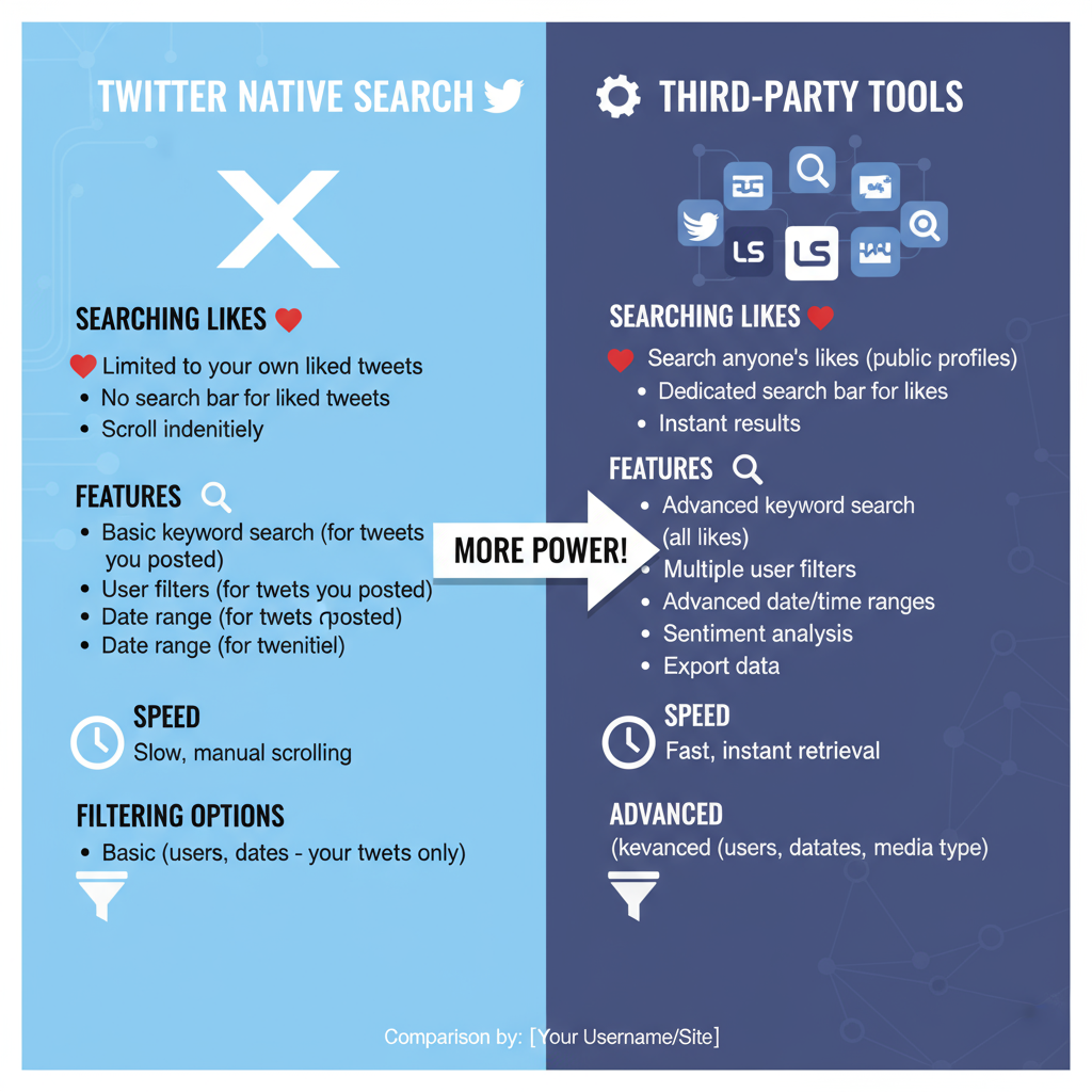 Exploring Third-Party Tools to Search Likes Efficiently — how to search twitter likes effectively