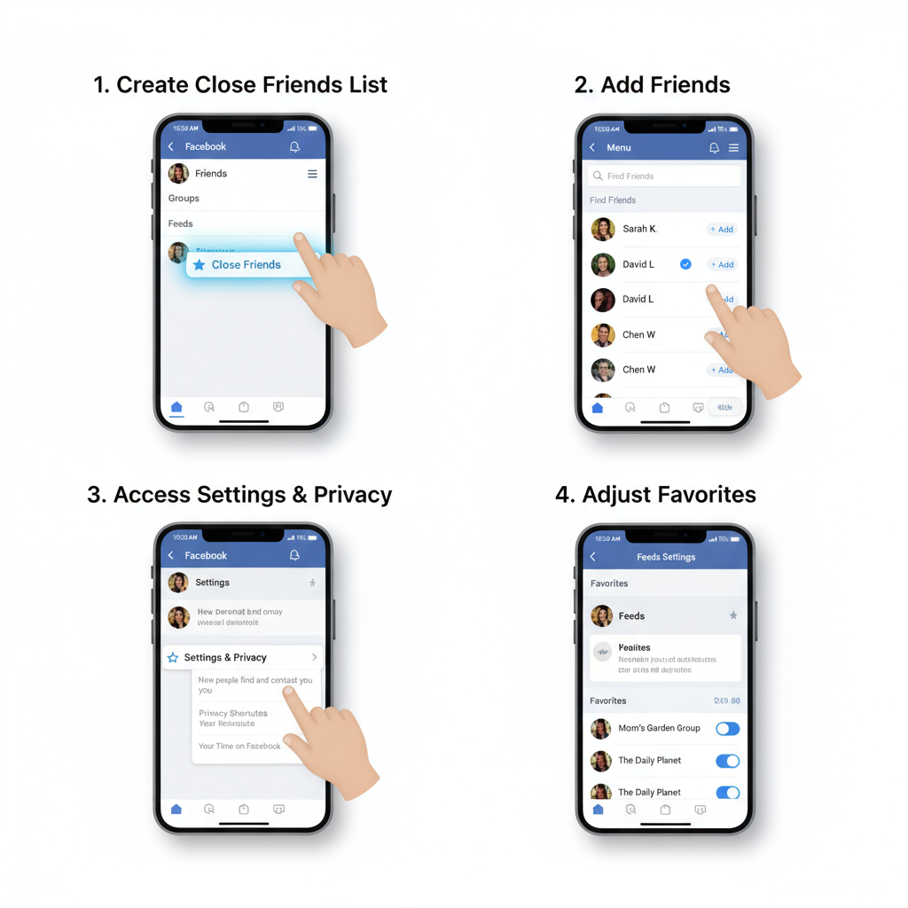 Creating and Editing a Close Friends List — how to see and manage your top friends on facebook
